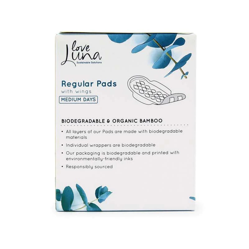 Biodegradable Regular Pad - Love Luna