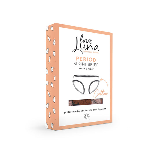 Love Luna Bikini Brief - Dahlia