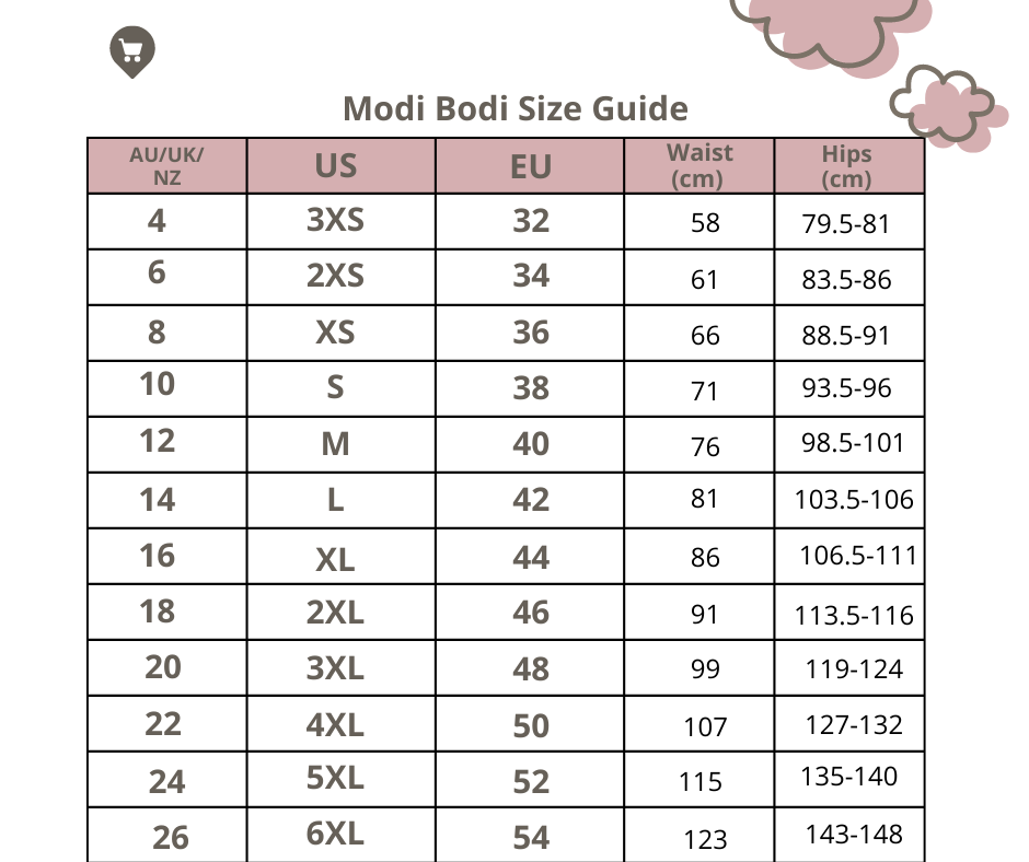 INTERNATIONAL SIZE CONVERSION GUIDE - Nuudii System