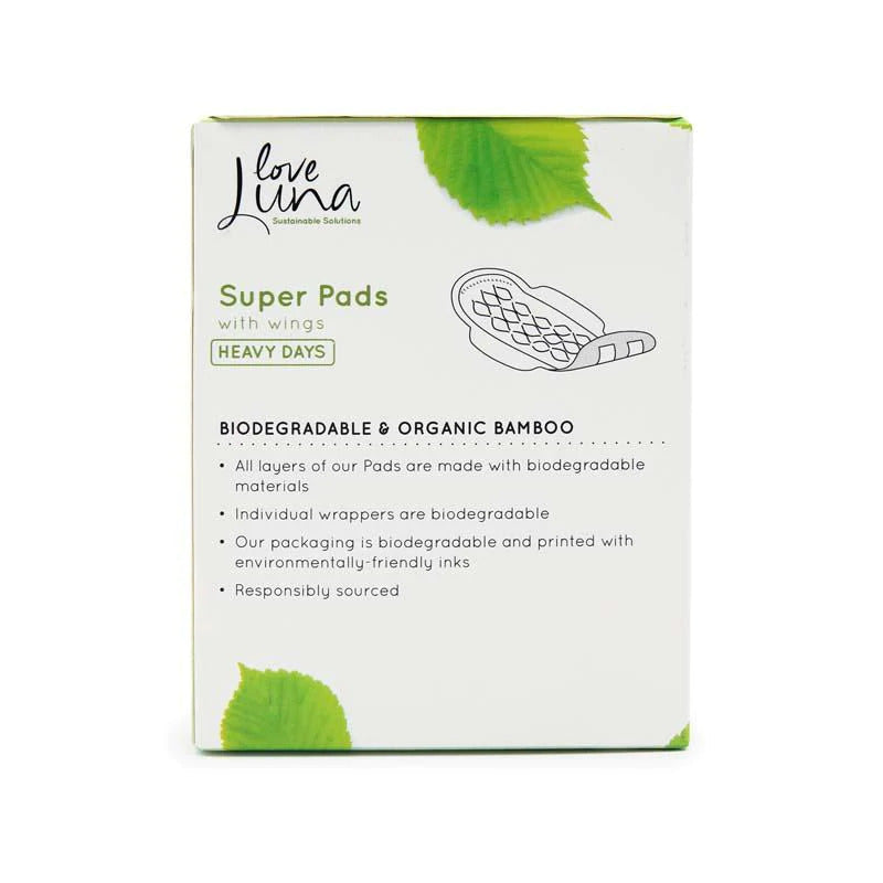 Biodegradable Super Pad - Love Luna