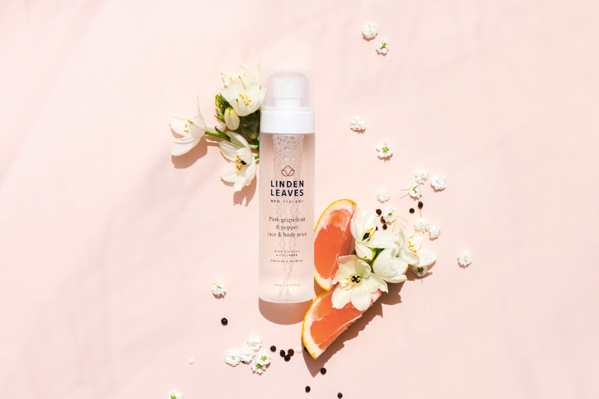 Pink Grapefruit & Pepper Face & Body Mist Menstrual Cup