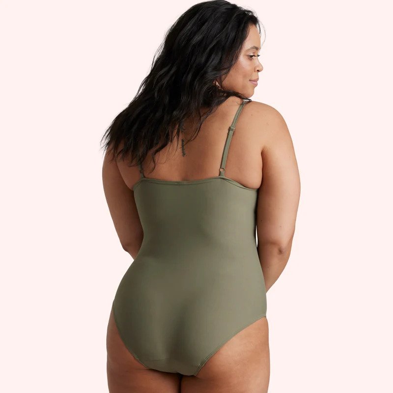 Love Luna Period Swim One Piece - Khaki